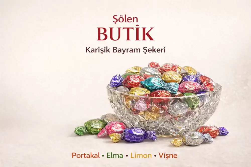Songül Karagül Kolonyası ve 500 gr Şölen Bayram Şekeri Paketi – K