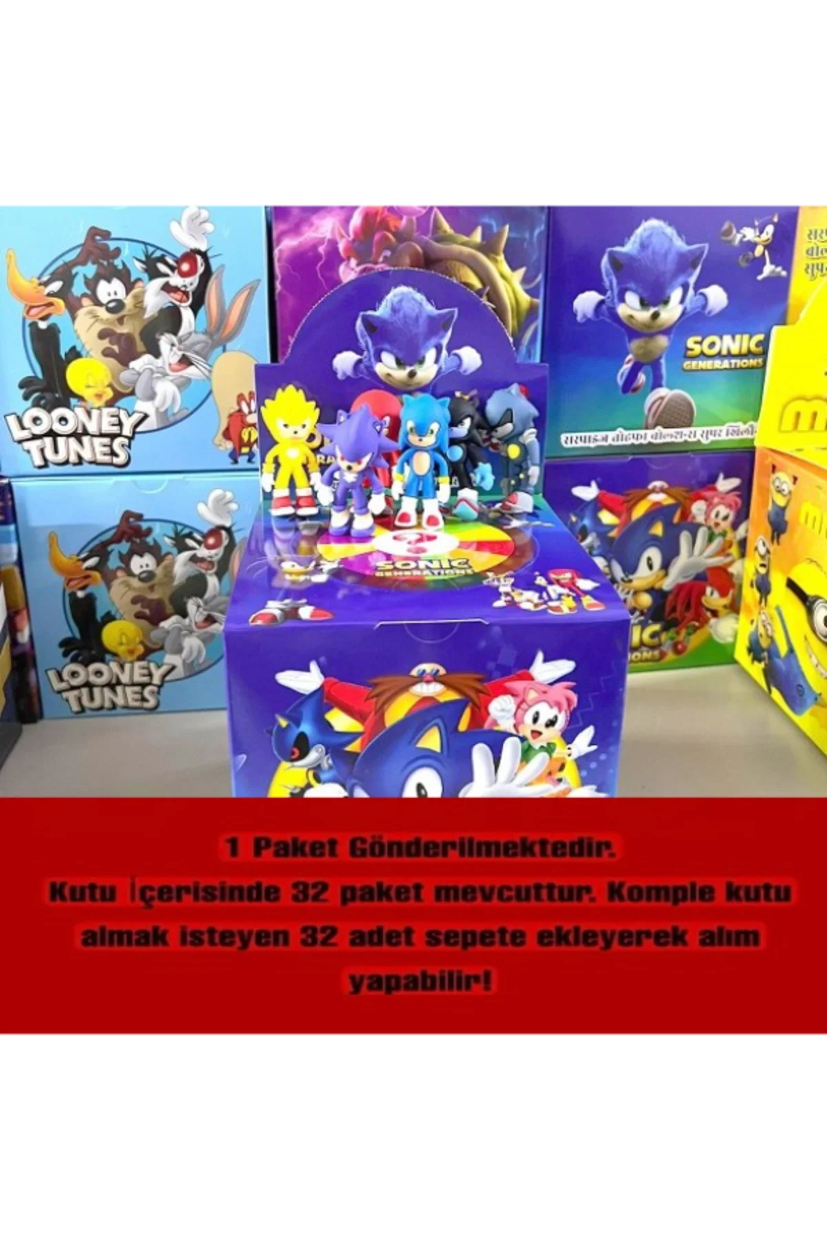 Sonic Hediyelik Fiğür Paket 1 Adet