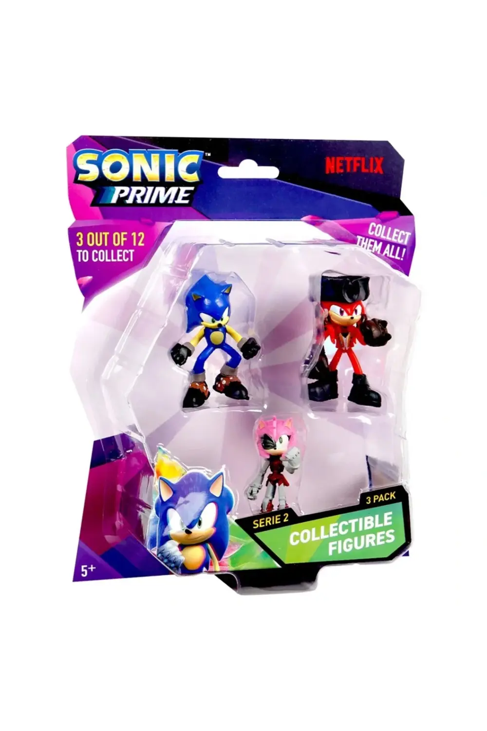 Sonic Prime 3'lü Figür Seri 2 Blister Asorti