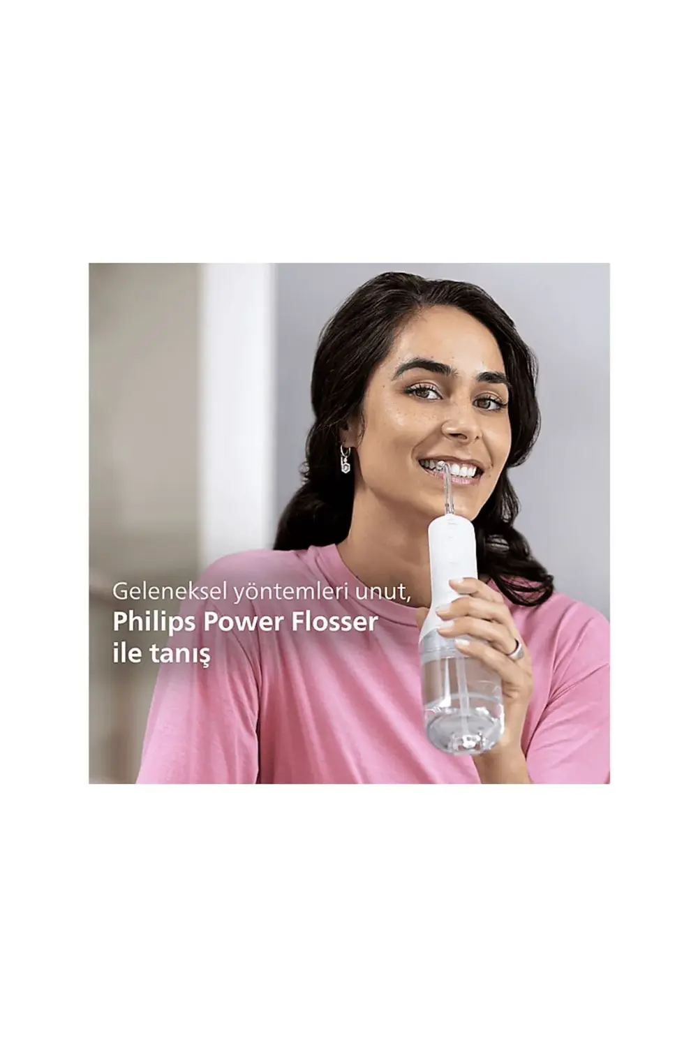 Philips Sonicare Power Flosser 3000 Ağız Duşu Kablosuz, Yedek Başlık - Be