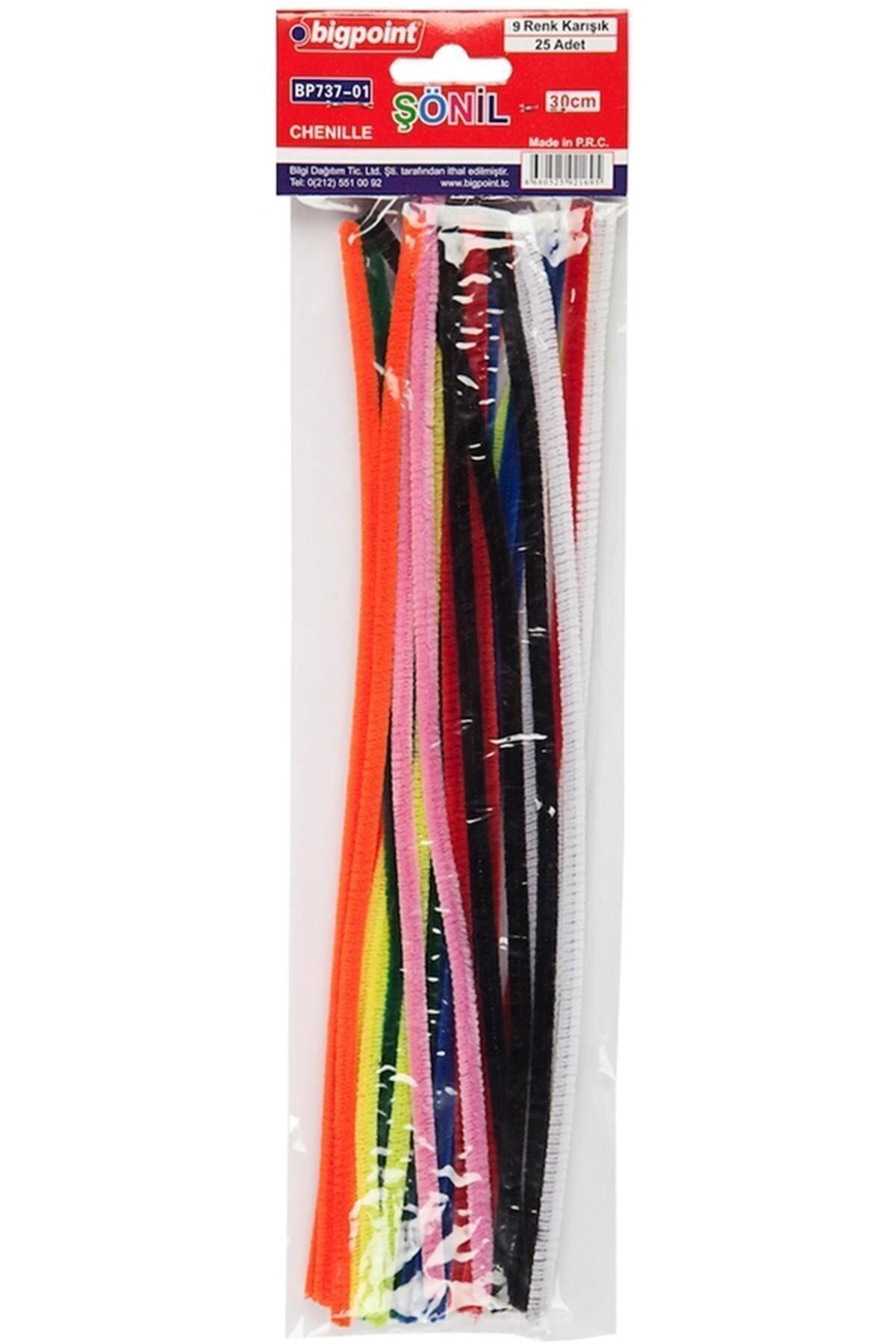 Bigpoint Şönil 30 Cm 9 Renk / 25'Li Poşet