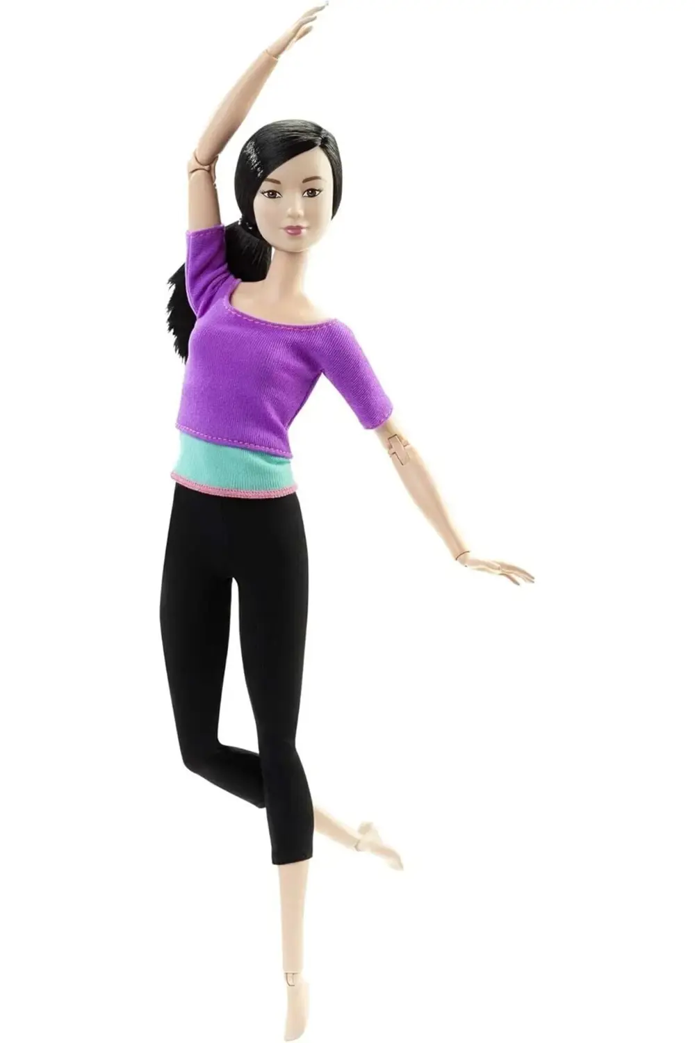 Sonsuz Bebeği, Kumral - Siyah Taytlı, Mavi Tişörtlü, Siyah Uzun S