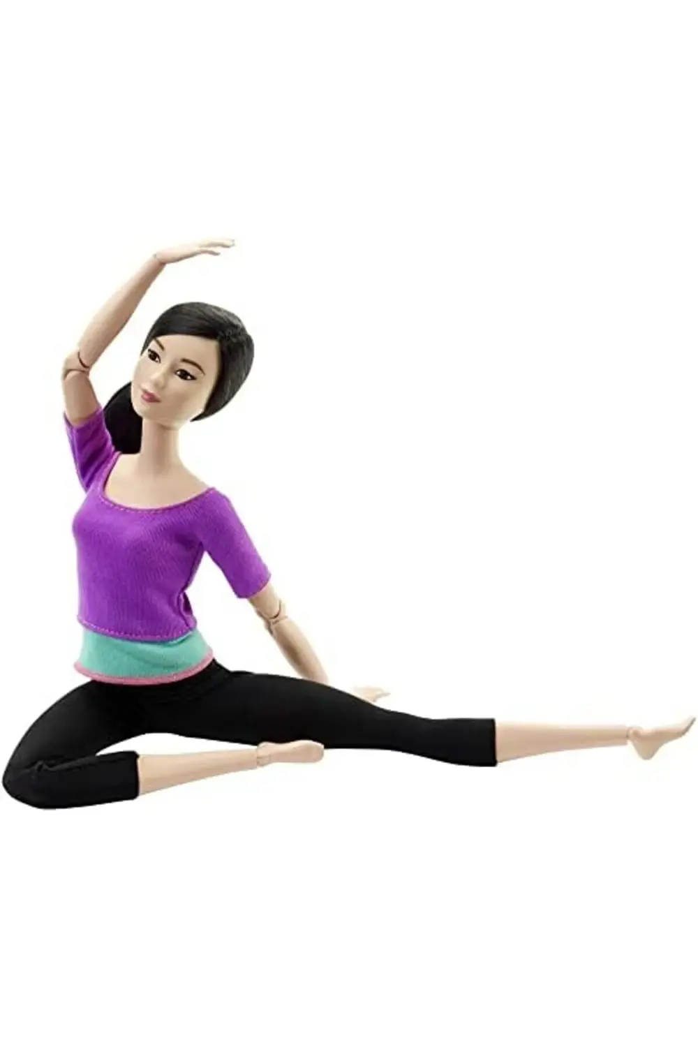 Sonsuz Bebeği, Kumral - Siyah Taytlı, Mavi Tişörtlü, Siyah Uzun S