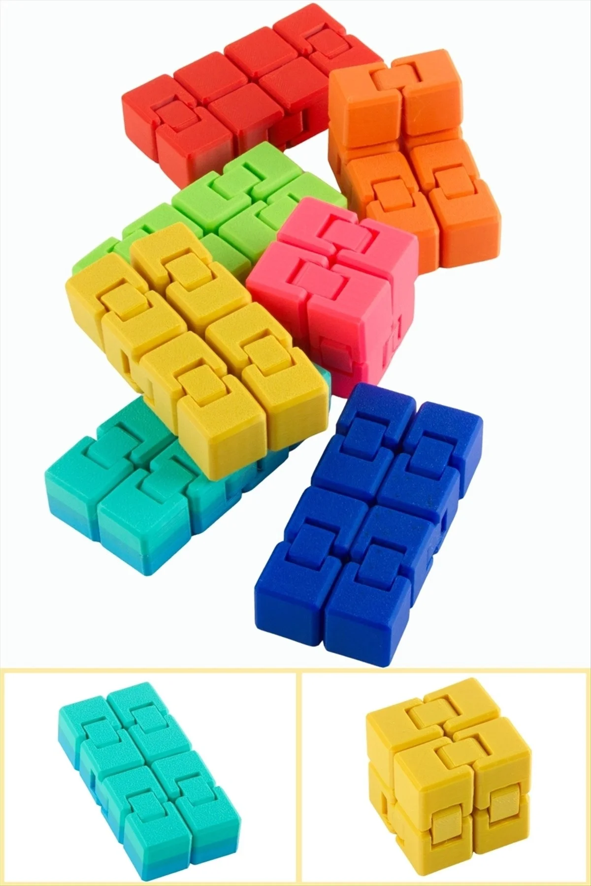 Sonsuz Küp 3D Baskılı Fidget İnfinty Aparatı
