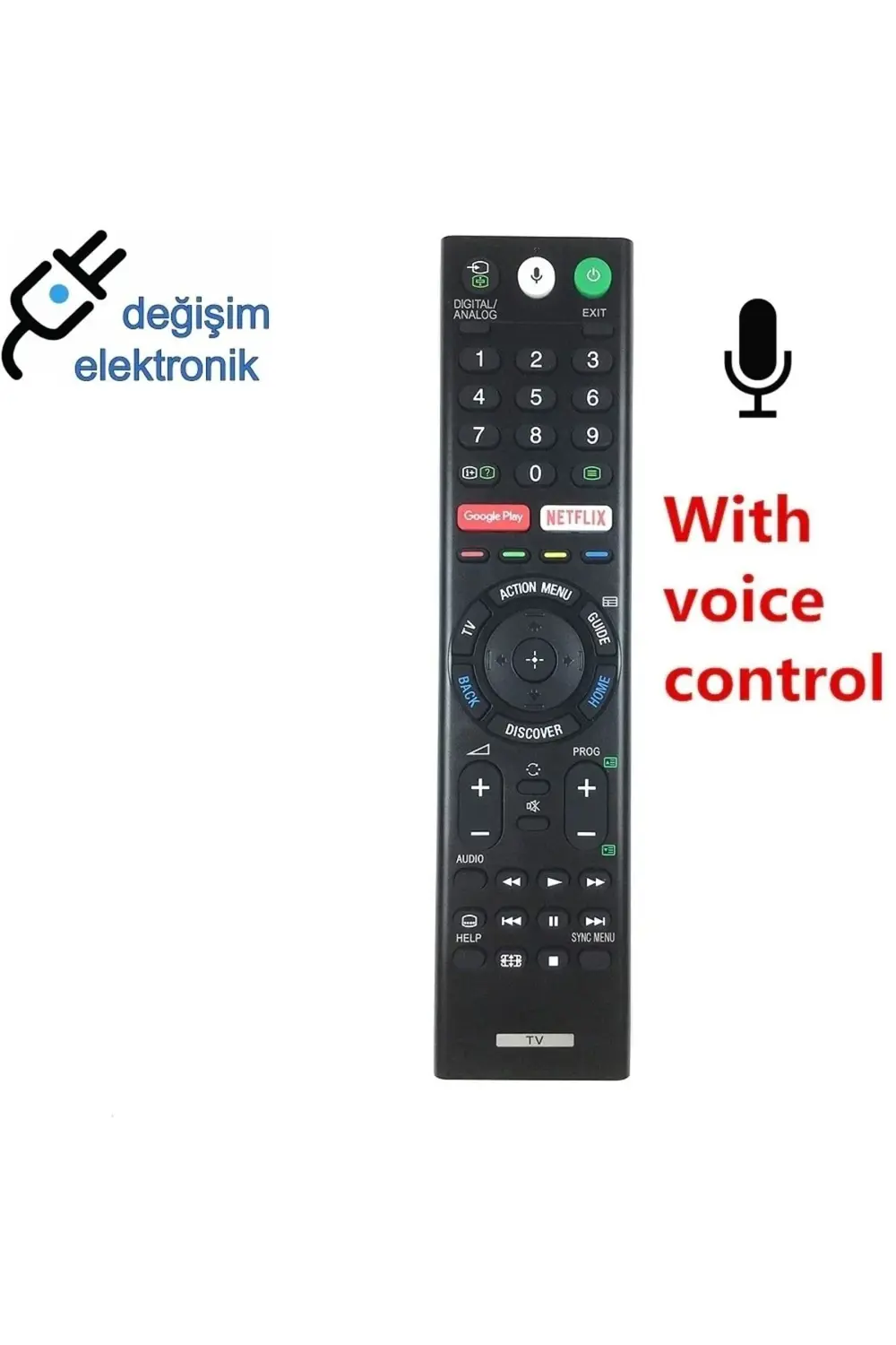 Sony 65xh8196 Uyumlu Android Led Tv Kumandası Ses Komutlu