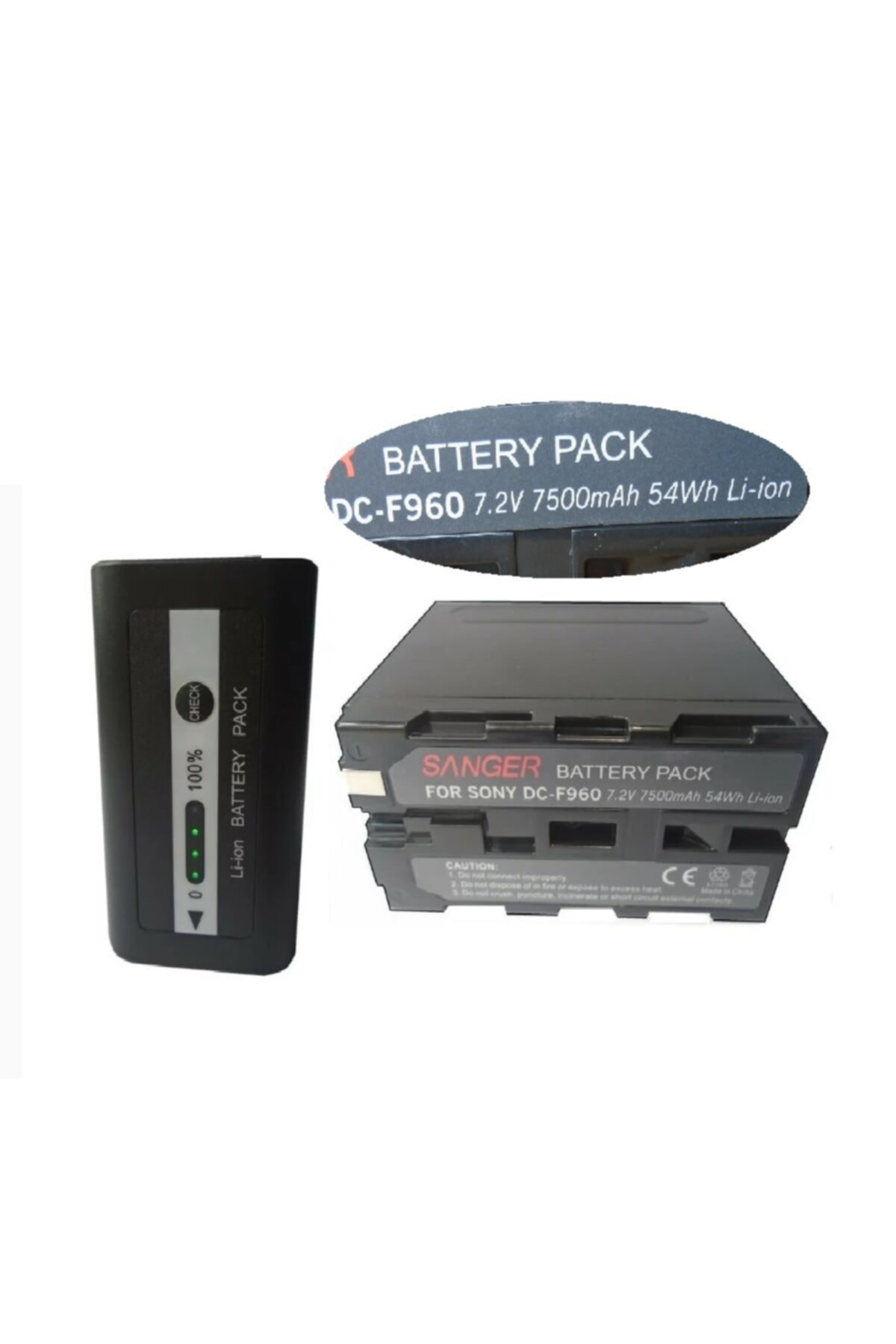 Sanger Sony Mc2000 Profesyonel Kamera İçin Kalın Batarya