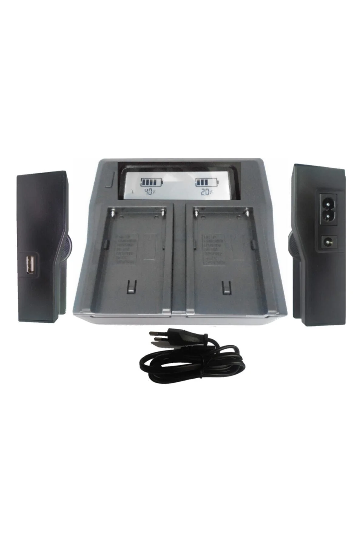 Sony Mc2500 Kamera Için Ikili Dijital Şarj Cihazı