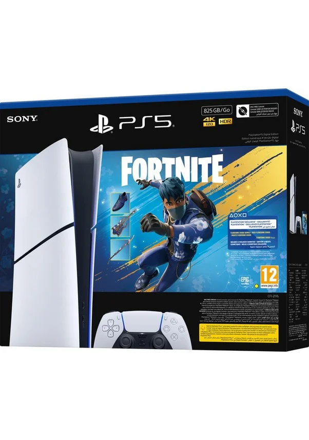 Sony Playstation 5 825 GB Dijital Fortnite V2 Bundle (Bilkom Gara
