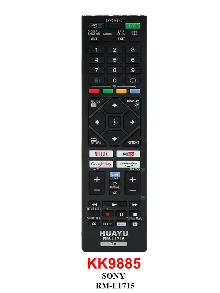 SONY RM-L1715 NETFLIX-GOOGLE-PRIME-YOUTUBE SONY RM-L1715 NETFLIX-GOOGLE-PRIME-YOUTUBE