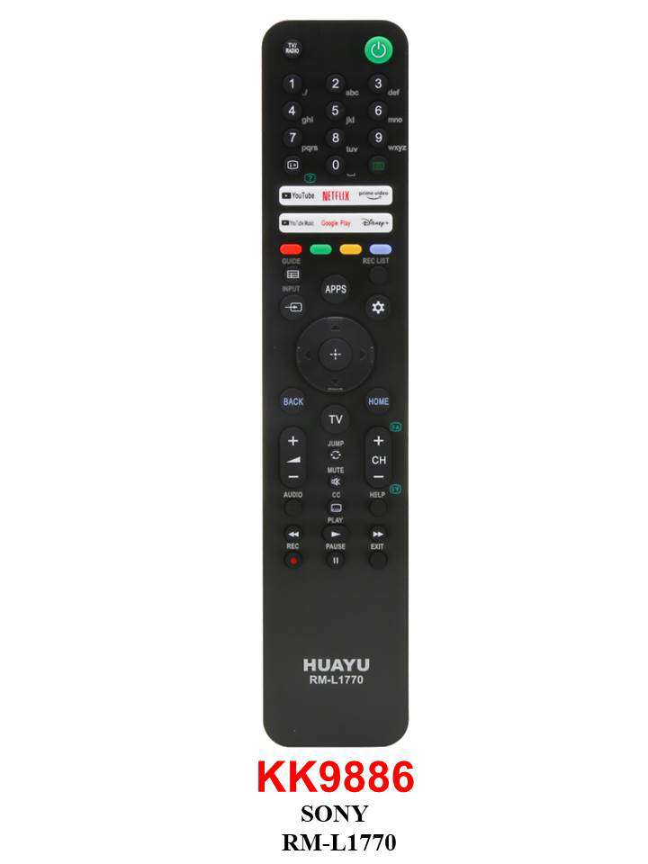 SONY RM-L1770 NETFLIX-YTUBE-PRIME-GOOGLE-DISNEY SONY RM-L1770 NETFLIX-YTUBE-PRIME-GOOGLE-DISNEY