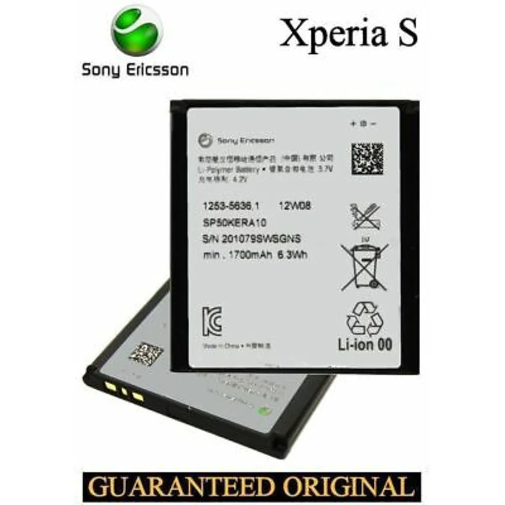 Sony Xperia S Lt26İ Ba800 Pil Batarya Pil Sp50Kera10