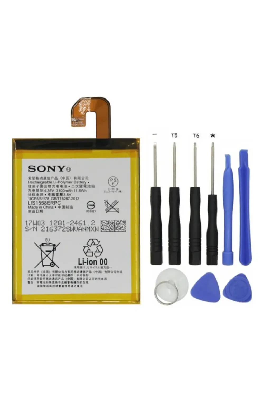 Sony Xperia Z3 Batarya Pil ve Tamir Seti LIS1558ERPC