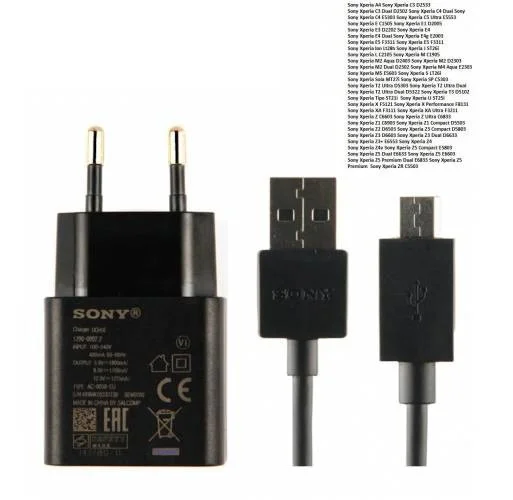 Sony Xperia Z3+ E6553 Şarj Aleti ve Data Kablosu UCH10 Micro USB Sony Xperia Z3+ E6553 Şarj Aleti ve Data Kablosu UCH10 Micro USB