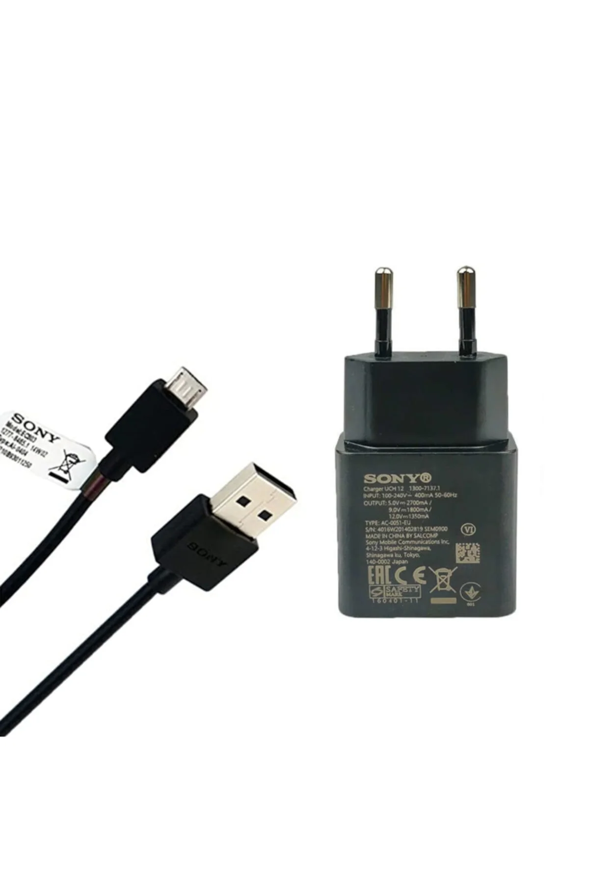 Sony Xperia Z5 Dual Micro USB Hızlı Şarj Seti