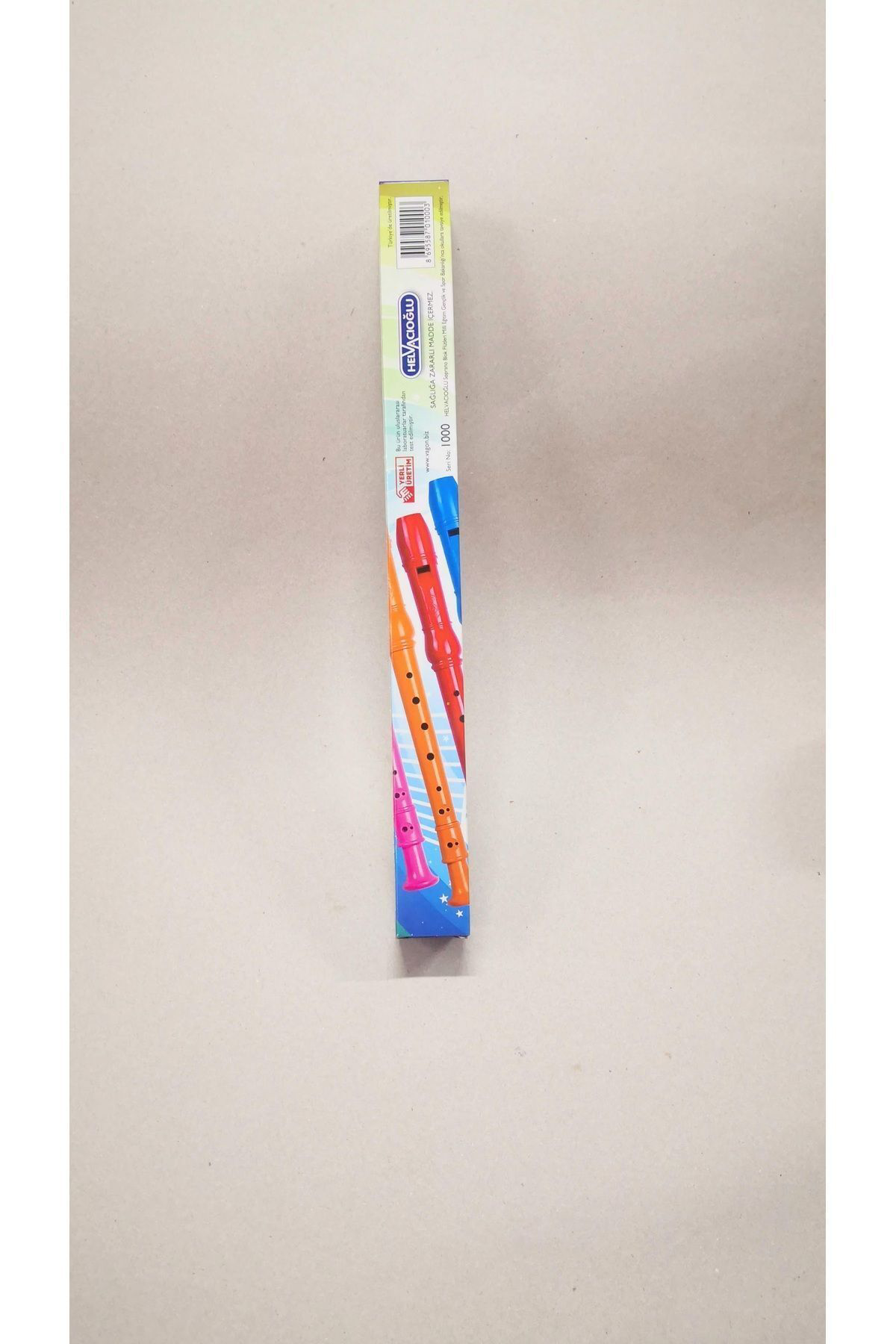 Helvacioğlu Soprano Blok Flüt Turuncu