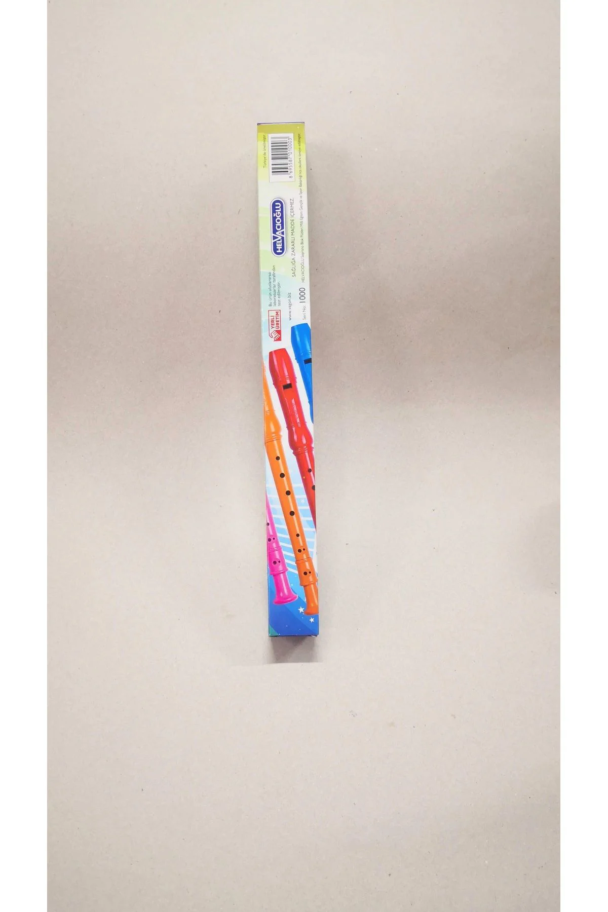 Soprano Blok Flüt Kırmızı