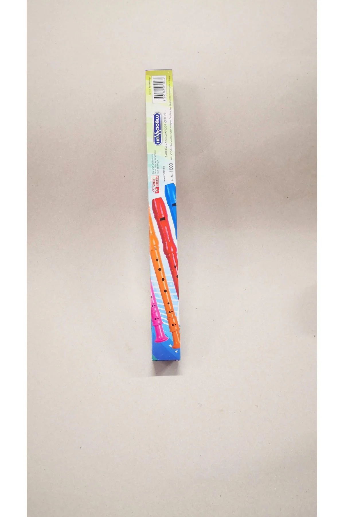 Soprano Blok Flüt Kırmızı