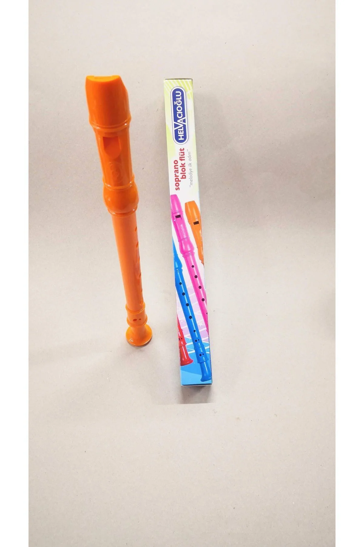 Soprano Blok Flüt Turuncu
