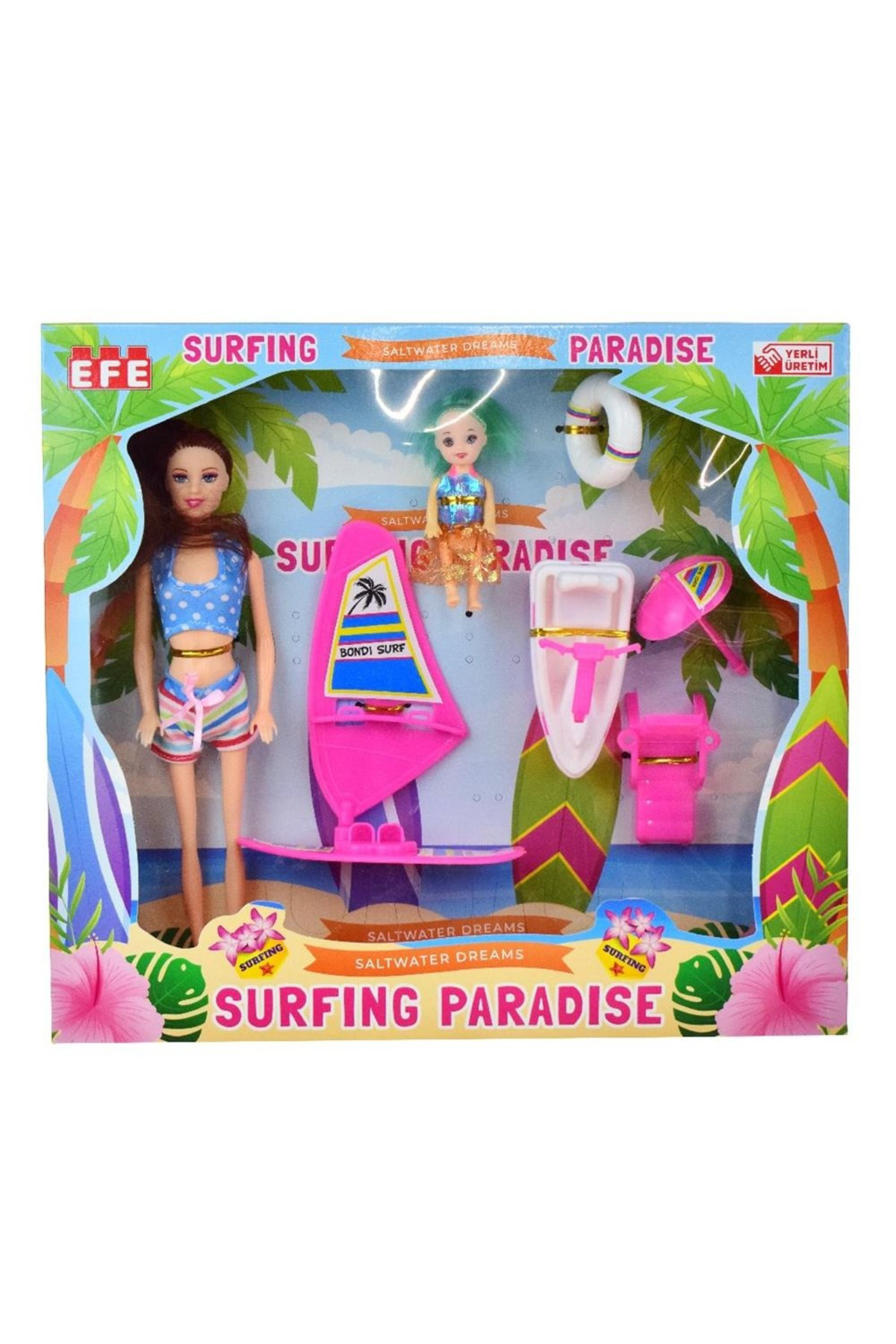 Oyuncak Store Sörf Yapan Bebek Seti