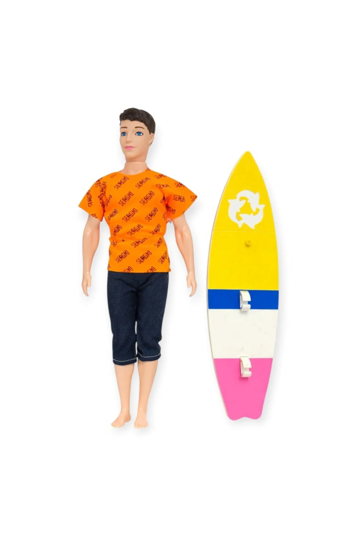 Sörfçü Bebek Sergio Sörf Tahtalı - Turuncu (Lisinya)