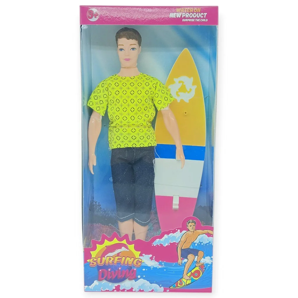 Sörfçü Bebek  Sörf Tahtalı - Sarı - 1 ADET