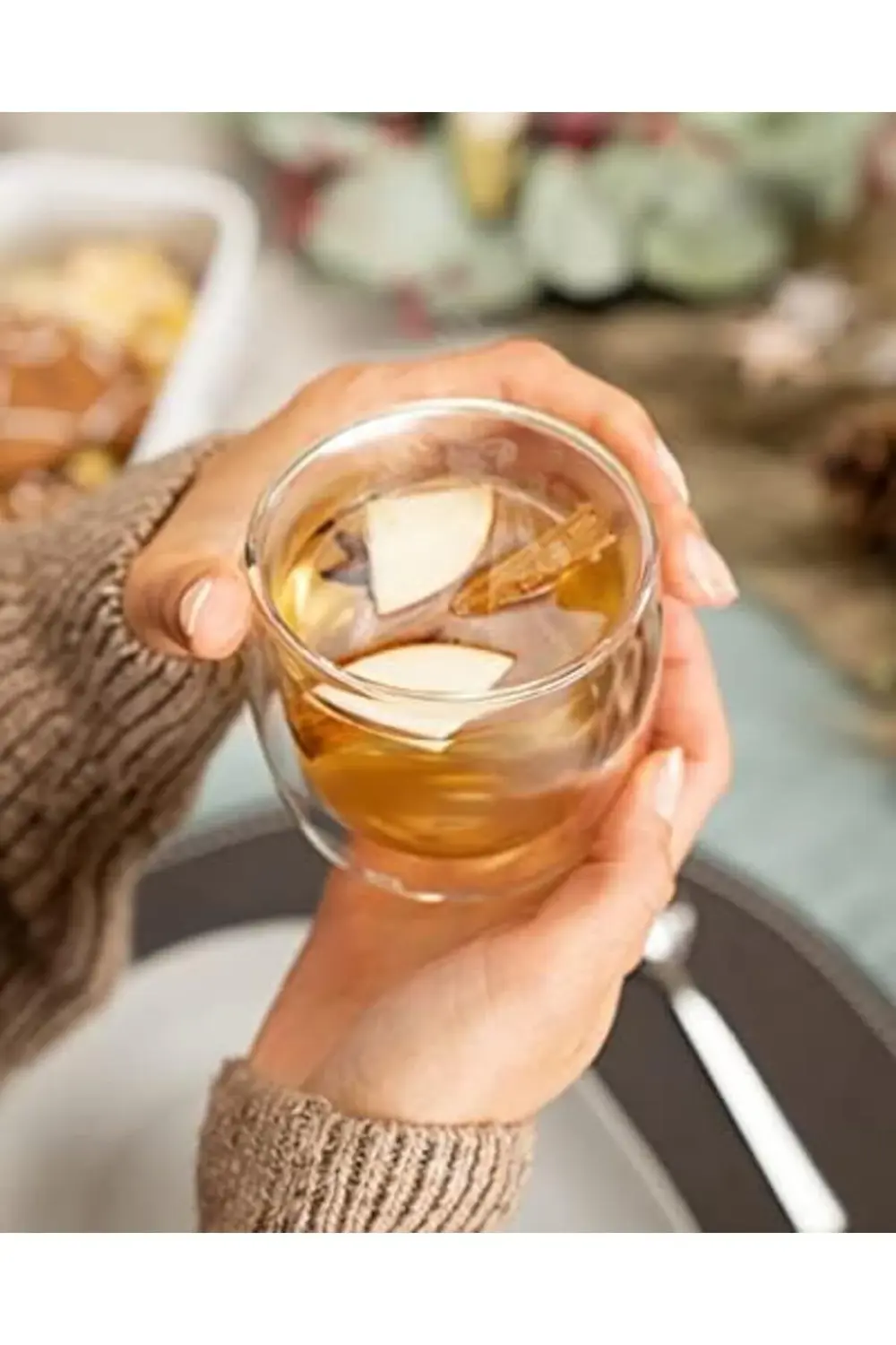 Sorrento Çift Camlı 2'li Çay Bardağı Seti, Şeffaf, 240 ml 1178227