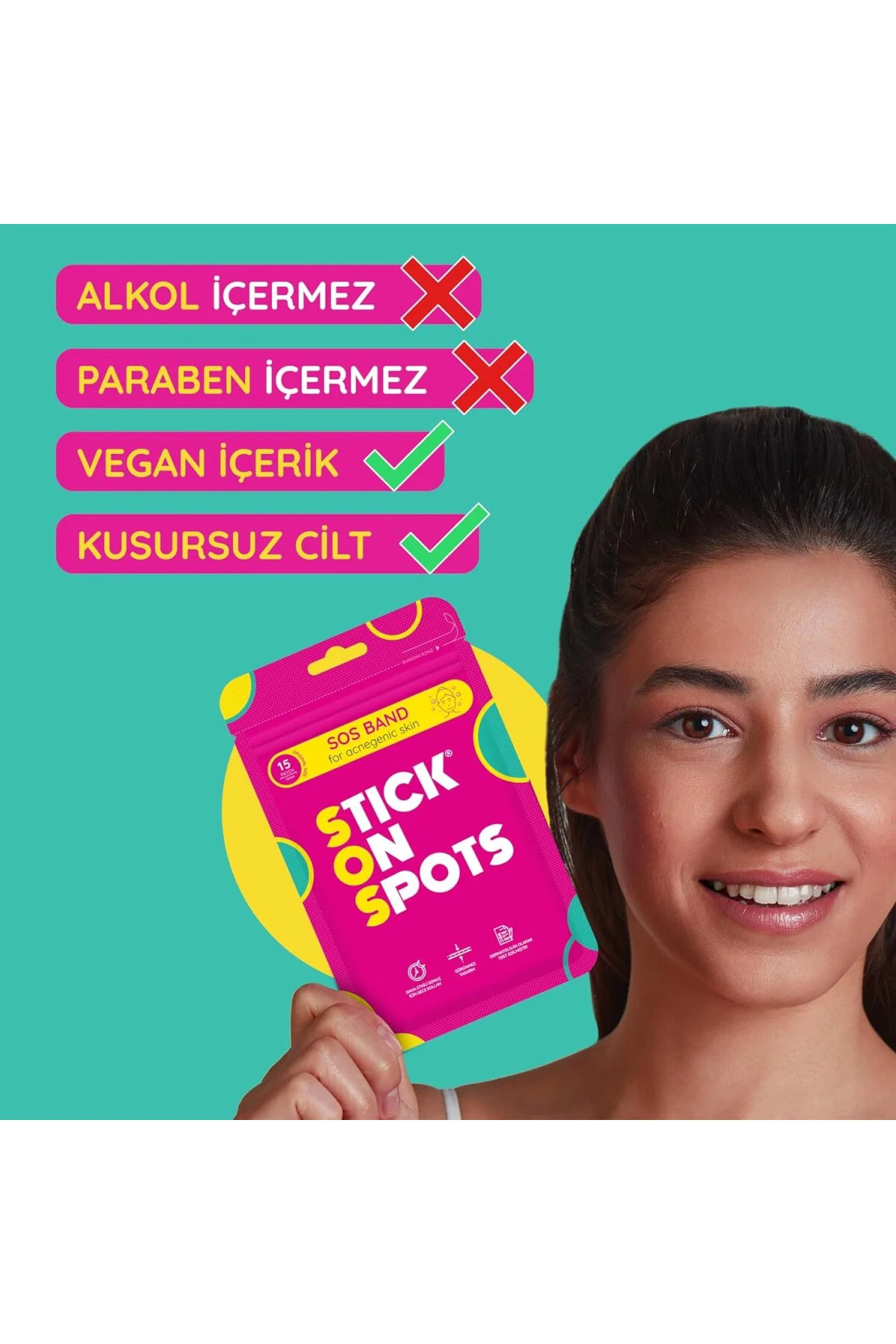 SOS Band /Akne Bandı 15 Parça