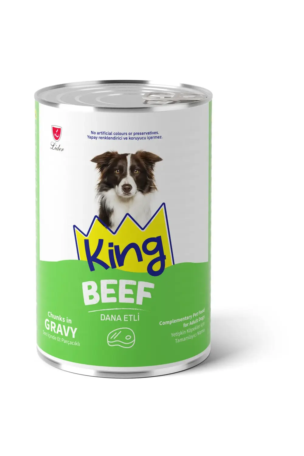 Sos İçerisinde Et Parçacıklı Dana Etli Köpek Konservesi 400 gr x