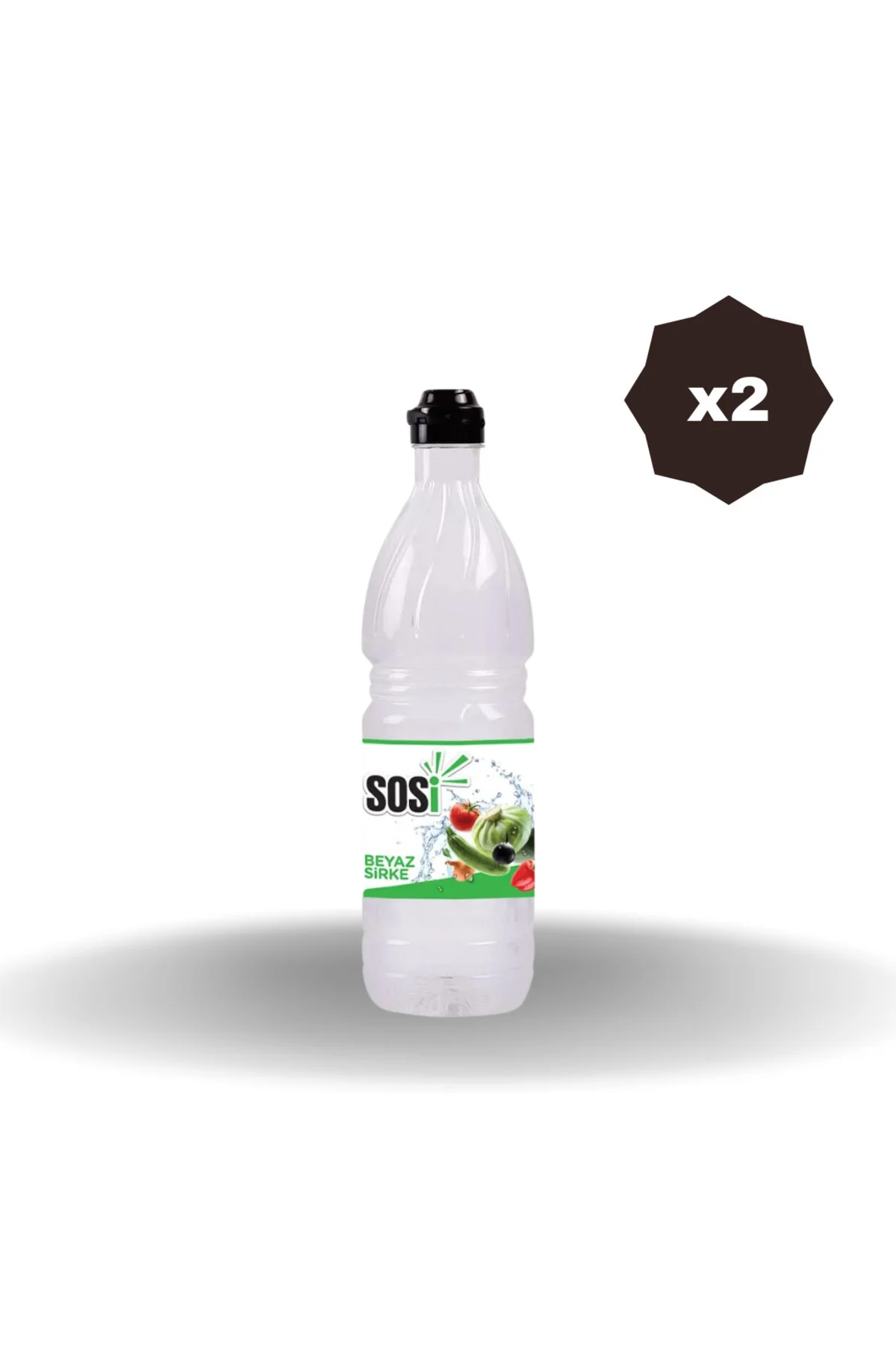 SOSİ BEYAZ SİRKE 1000 ML - (2 ADET)