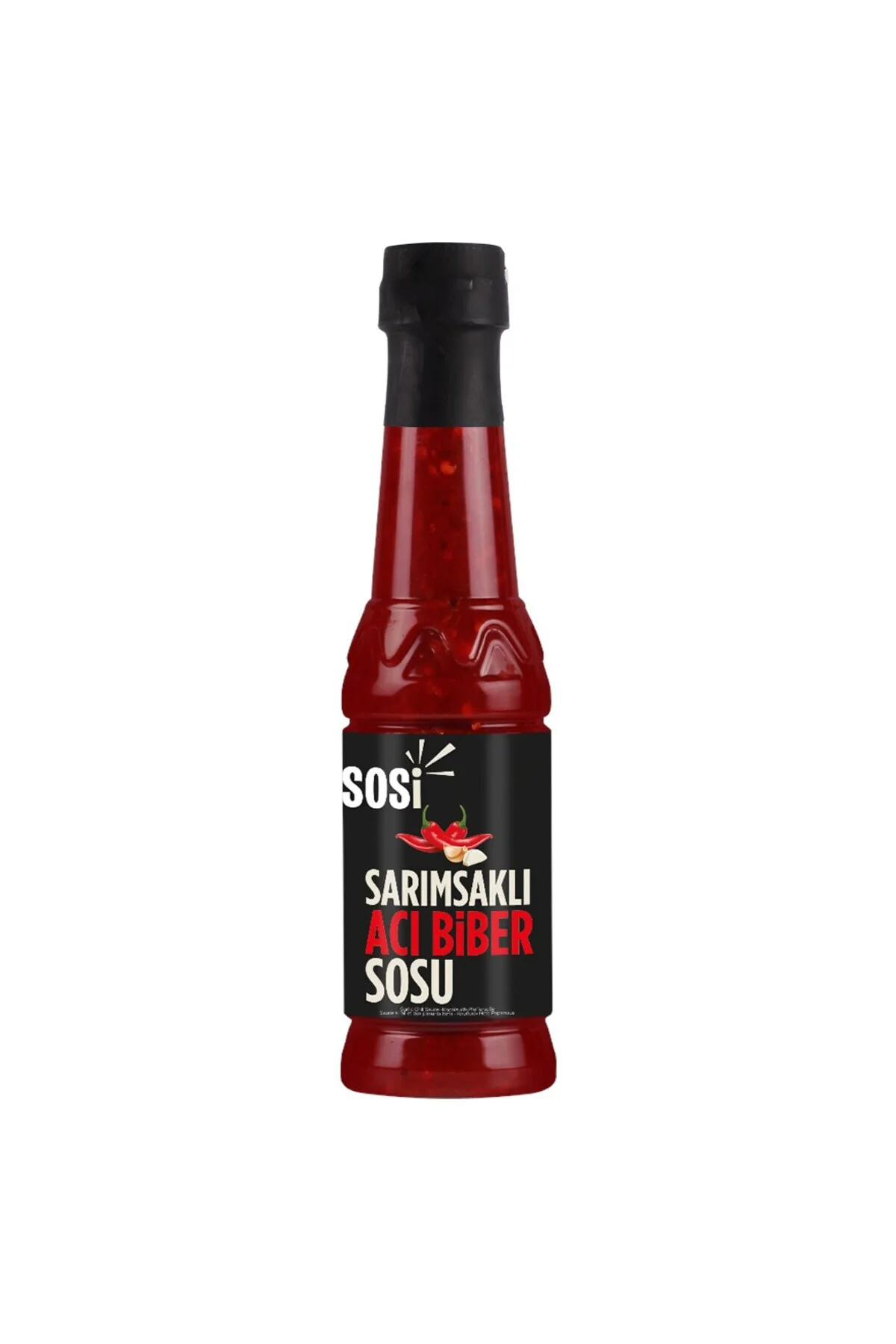 SOSİ BİBER PARÇACIKLI ACI BİBER SOSU SARIMSAKLI