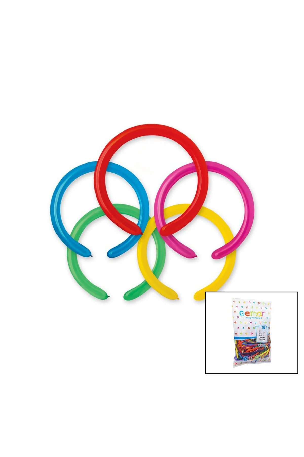 Sosi̇s Uzun Balon 2 İnç - 5cm - 100pcs  Go5060gok160164