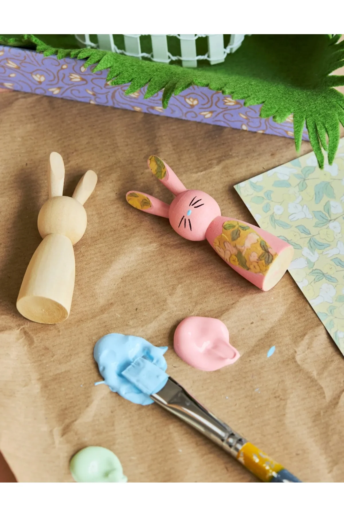 Sostrene Grene El Yapımı Ahşap 2'li Tavşan Biblo 9-7 cm Fiyatı, Yorumları ve Özellikleri