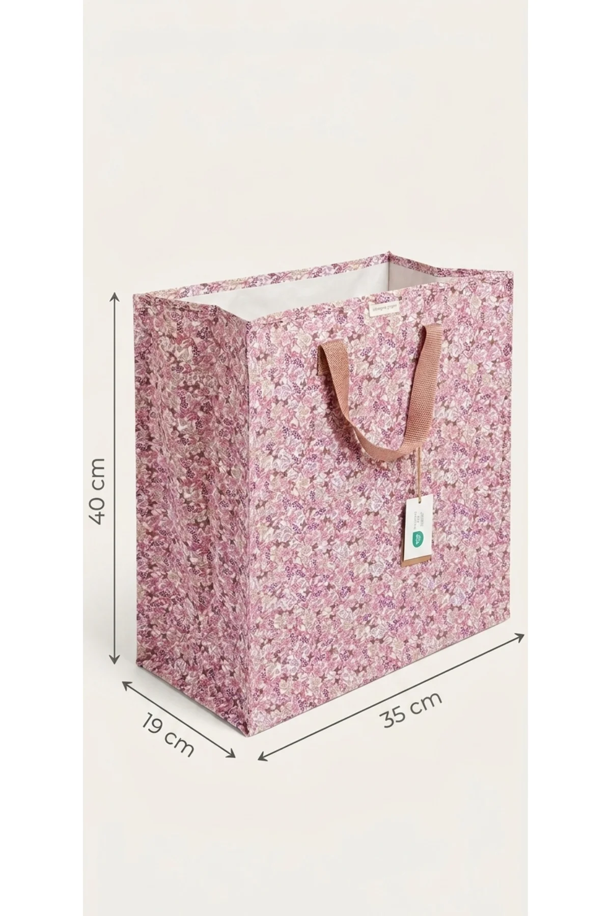 Sostrene Grene Minimal Çiçekli Çok Amaçlı Alışveriş Çantası