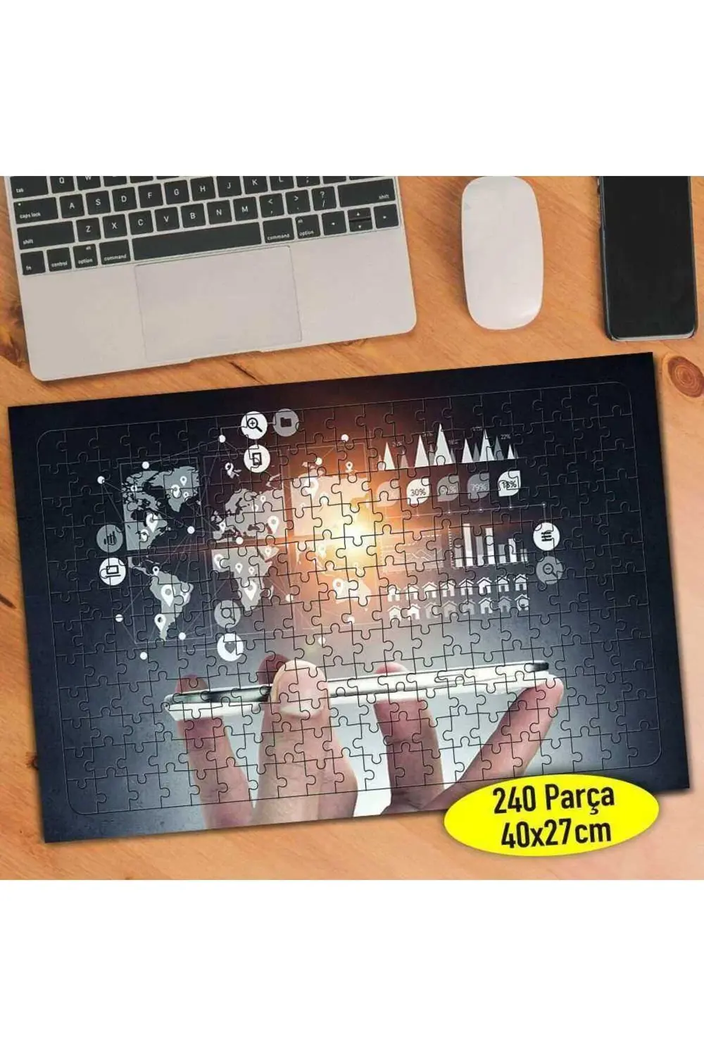 Sosyal Ağ Teknoloji Uzmanı 240 Parça Puzzle Yapboz-113652177