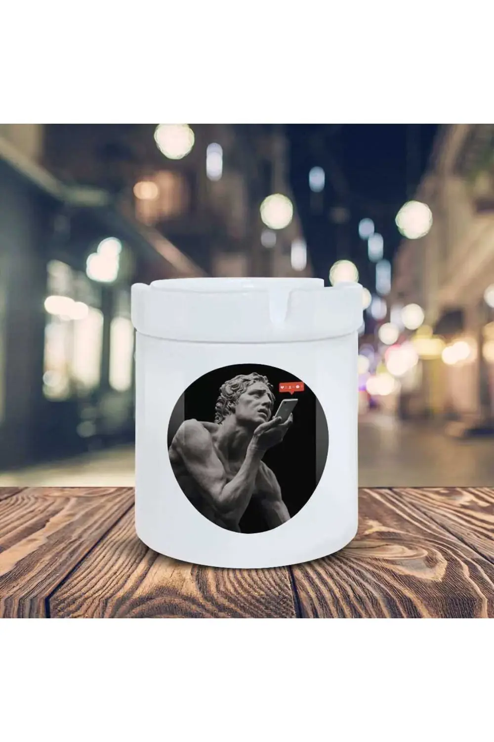 Sosyal Medya Bağımlısı Baskılı Küllük Kül Tablası- Kl230