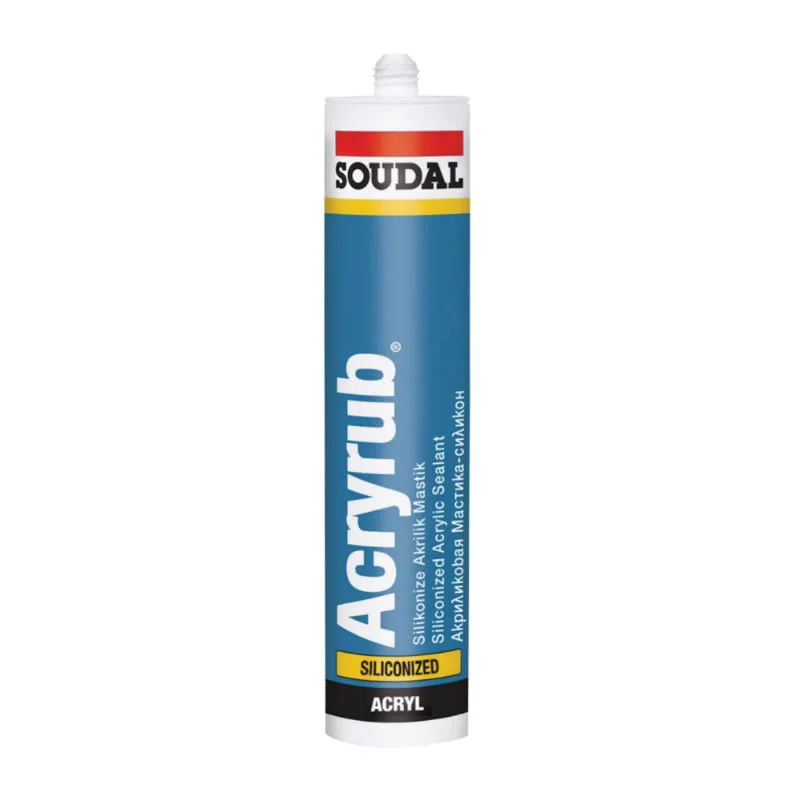 Soudal Silikonize Mastik Yapıştırıcı Siyah Renk 500gr Duşakabin P