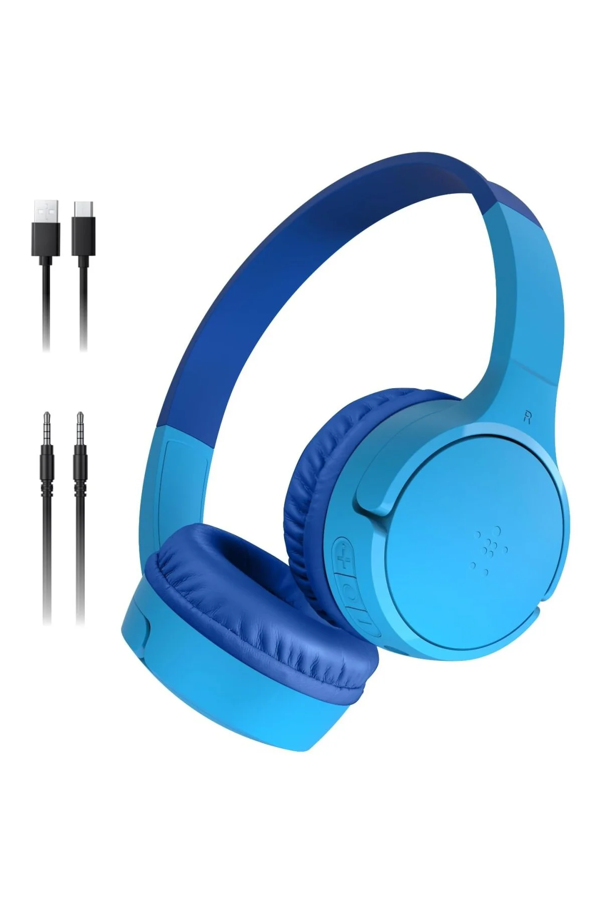 SoundForm Mini Çocuk Kablosuz Kulaklık (Mavi) – Dahili Mikrofon, 