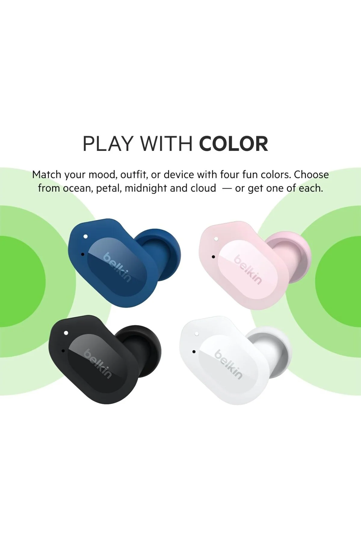 Soundform Play True Wireless Kulak İçi Kulaklık, Mavi Soundform Play True Wireless Kulak İçi Kulaklık, Mavi