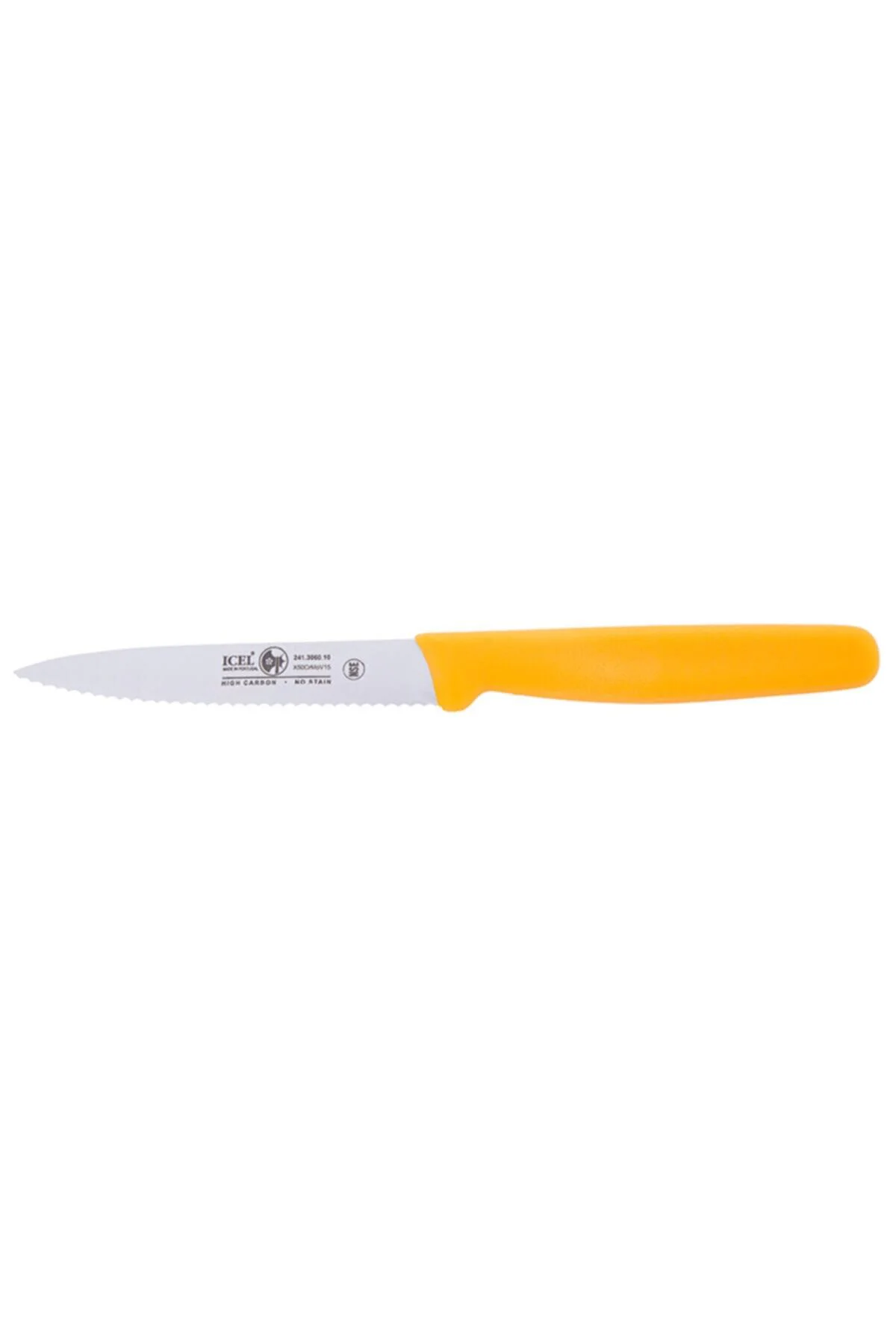 Soyma Bıçağı 10cm Dişli Sarı