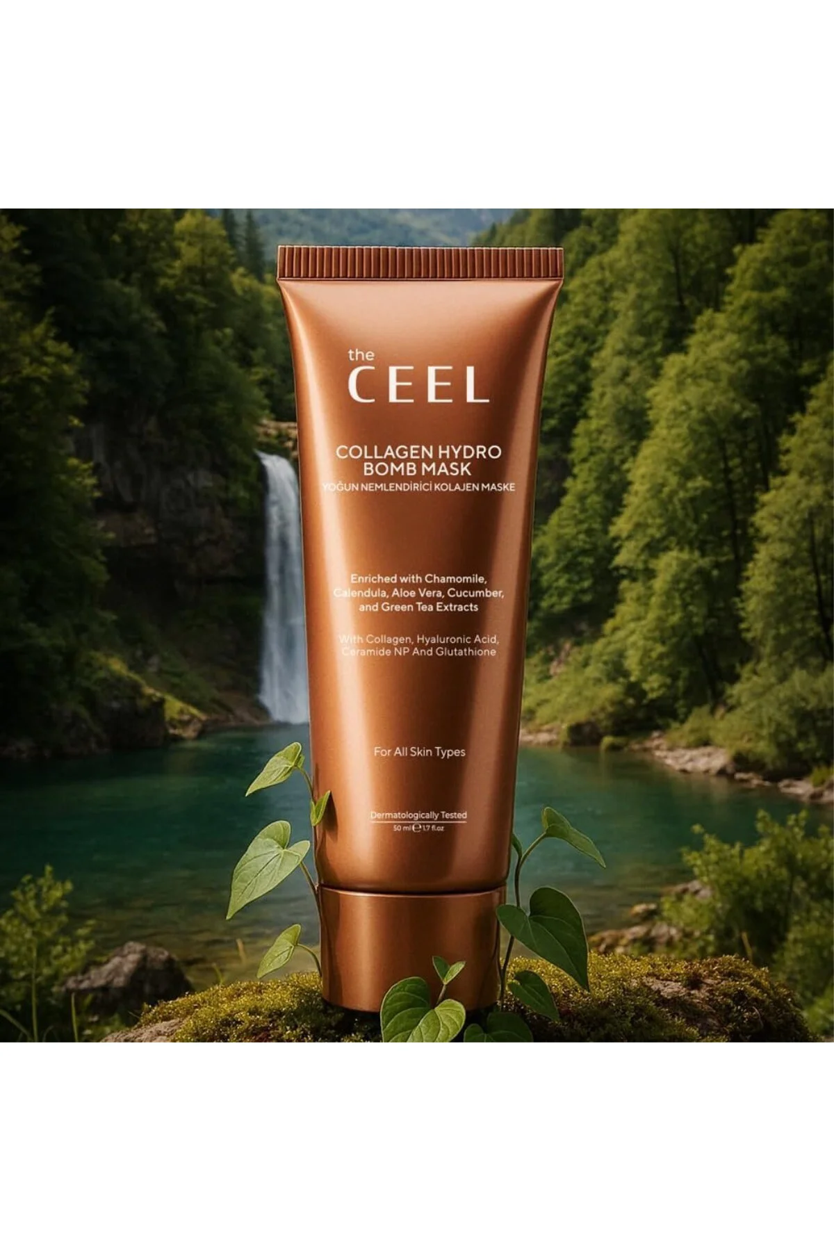 Soyulabilen Kolajen Maske Glutatyon, Ceramide Np ve Yeşil Çay Özl