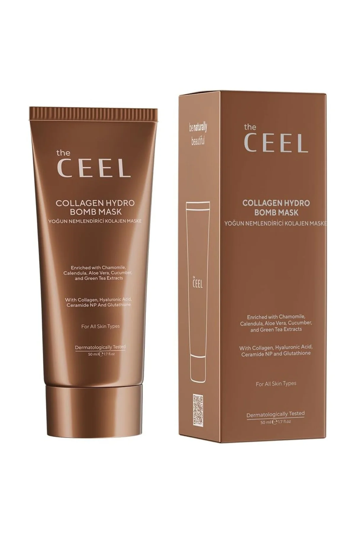 Soyulabilen Kolajen Maske Glutatyon, Ceramide Np ve Yeşil Çay Özl