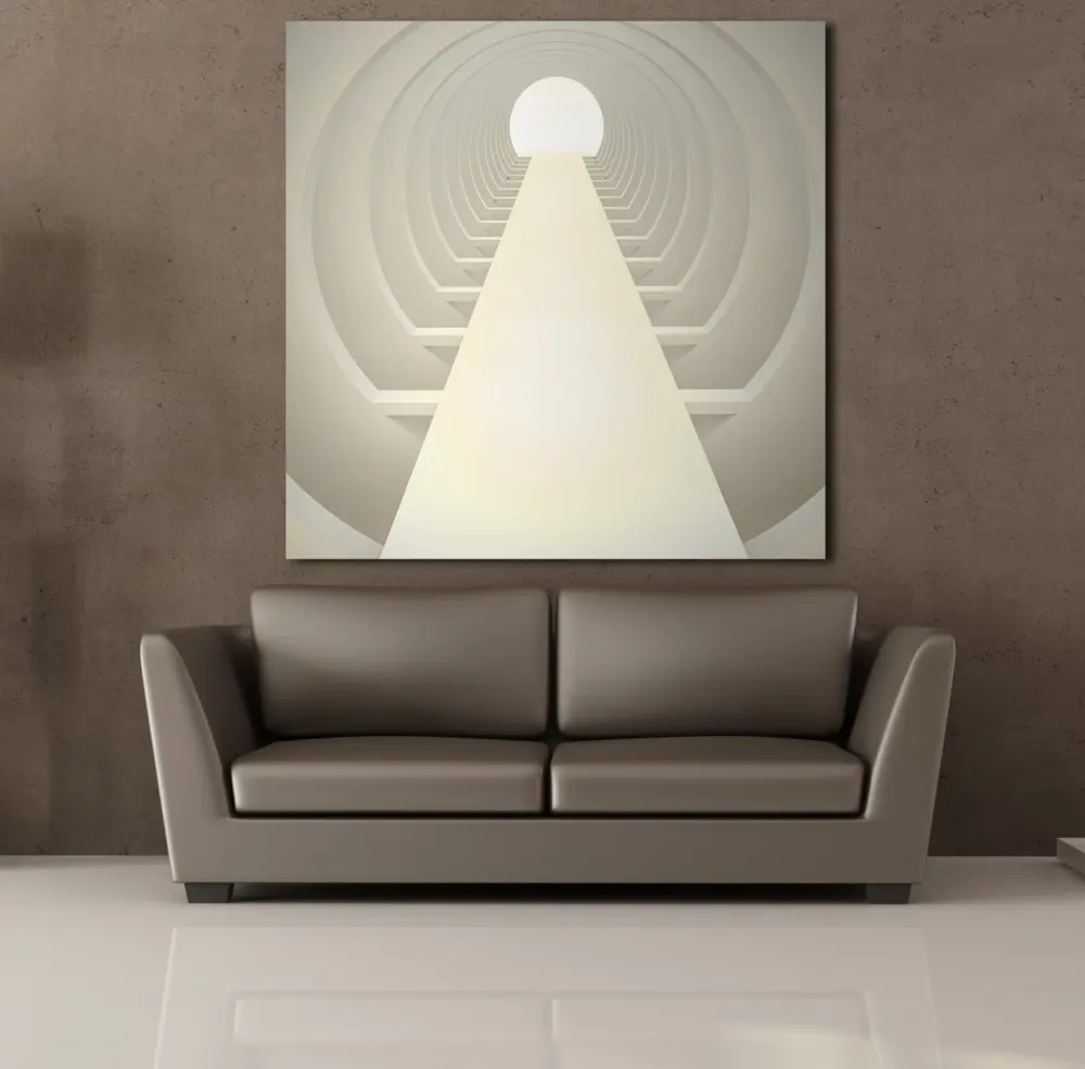 SOYUT DAİRESEL KANVAS TABLO