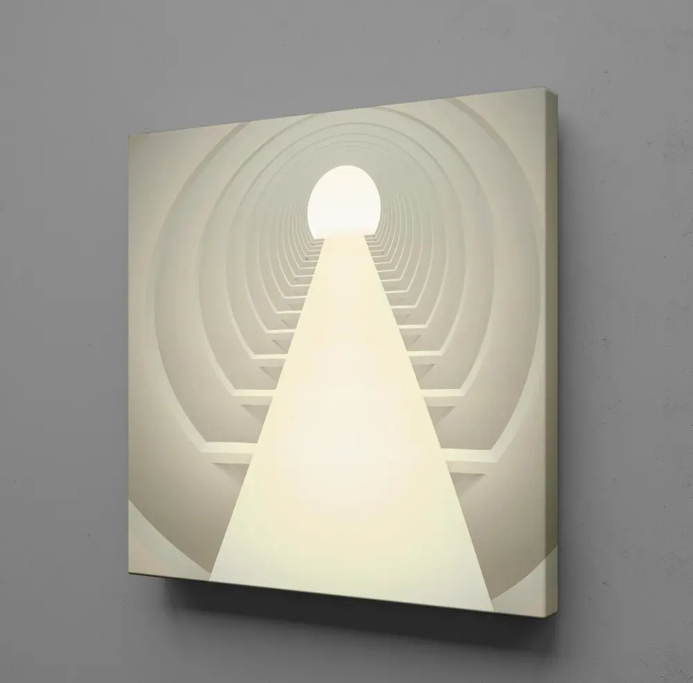 SOYUT DAİRESEL KANVAS TABLO