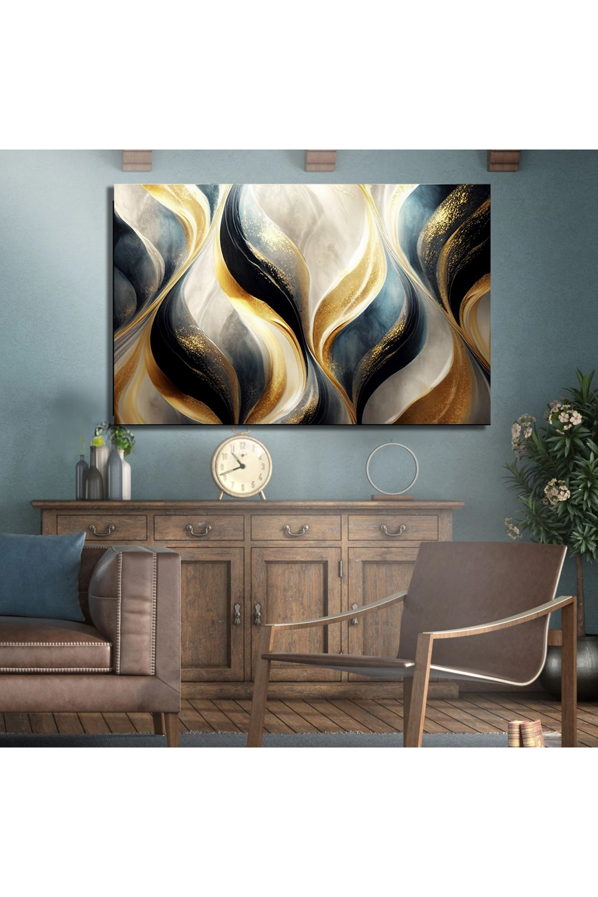 Korkmazkanvas Soyut Lüks Mermer Arka Plan. Kanvas Tablo