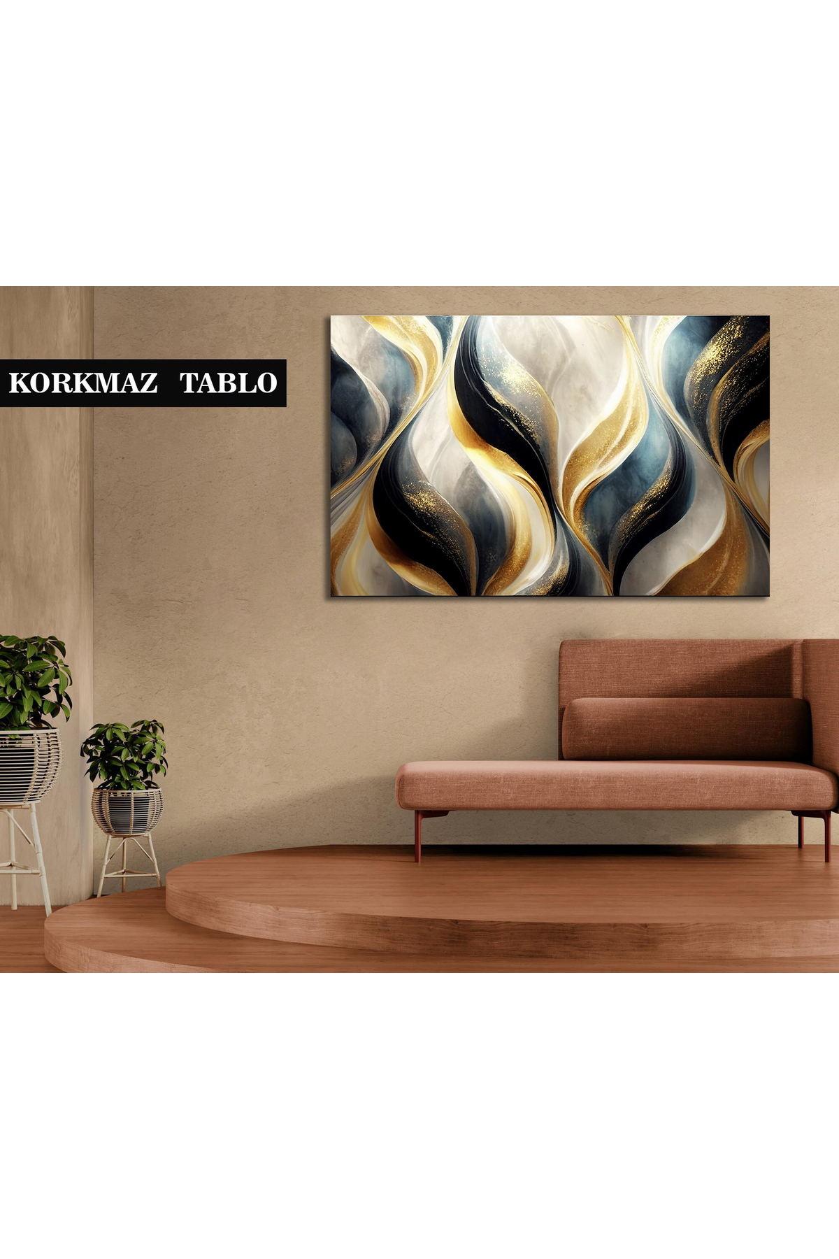 Korkmazkanvas Soyut Lüks Mermer Arka Plan. Kanvas Tablo