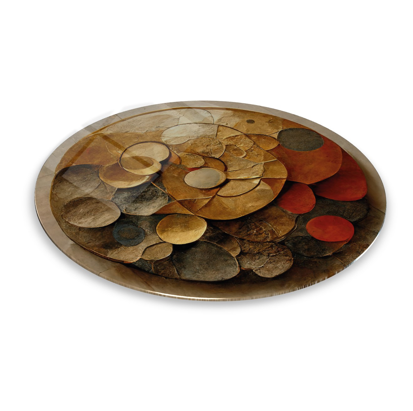 Pi Dekorasyon Soyut Yuvarlak Cam Tablo | Hediyelik, Dekoratif, Ofis, Mutfak  Pi Dekorasyon Soyut Yuvarlak Cam Tablo | Hediyelik, Dekoratif, Ofis, Mutfak