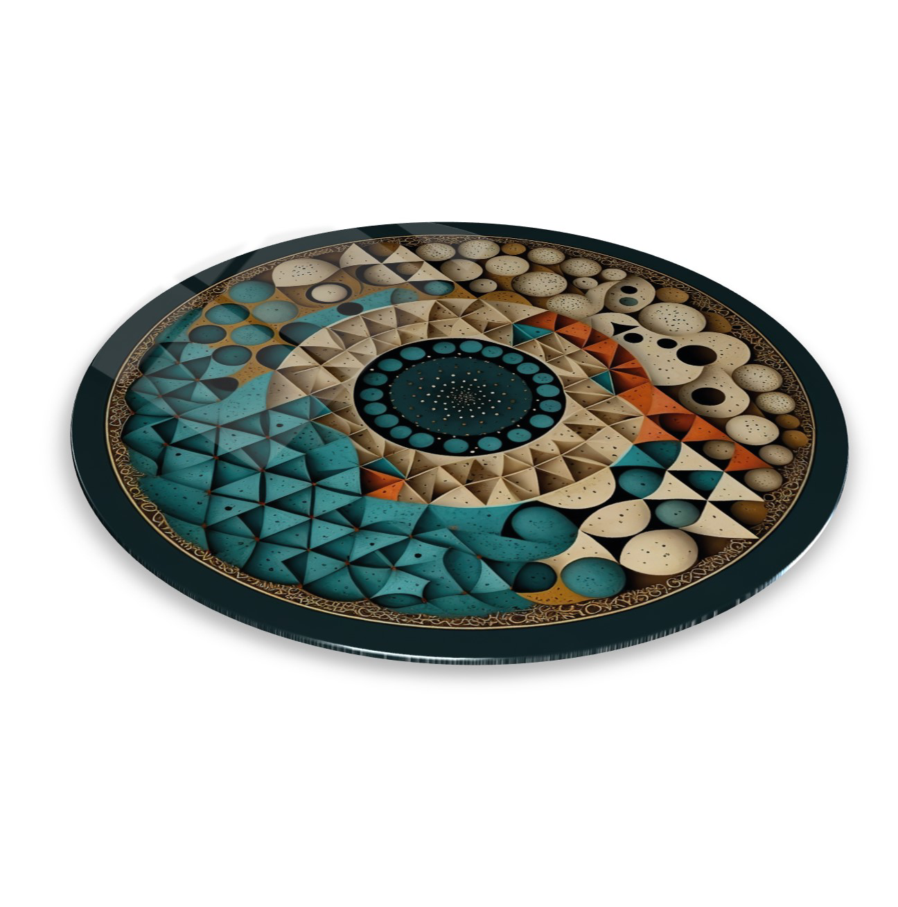 Pi Dekorasyon Soyut Yuvarlak Cam Tablo | Hediyelik, Dekoratif, Ofis, Mutfak  Pi Dekorasyon Soyut Yuvarlak Cam Tablo | Hediyelik, Dekoratif, Ofis, Mutfak