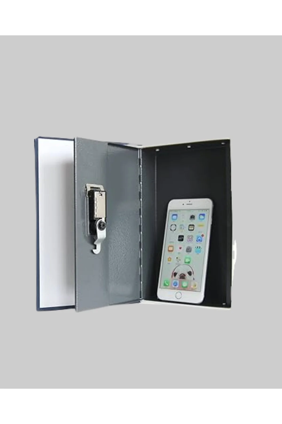 Sözlük Görünümlü Gizli Kitap Kasa – Anahtarlı Metal İç Kasa, Komp