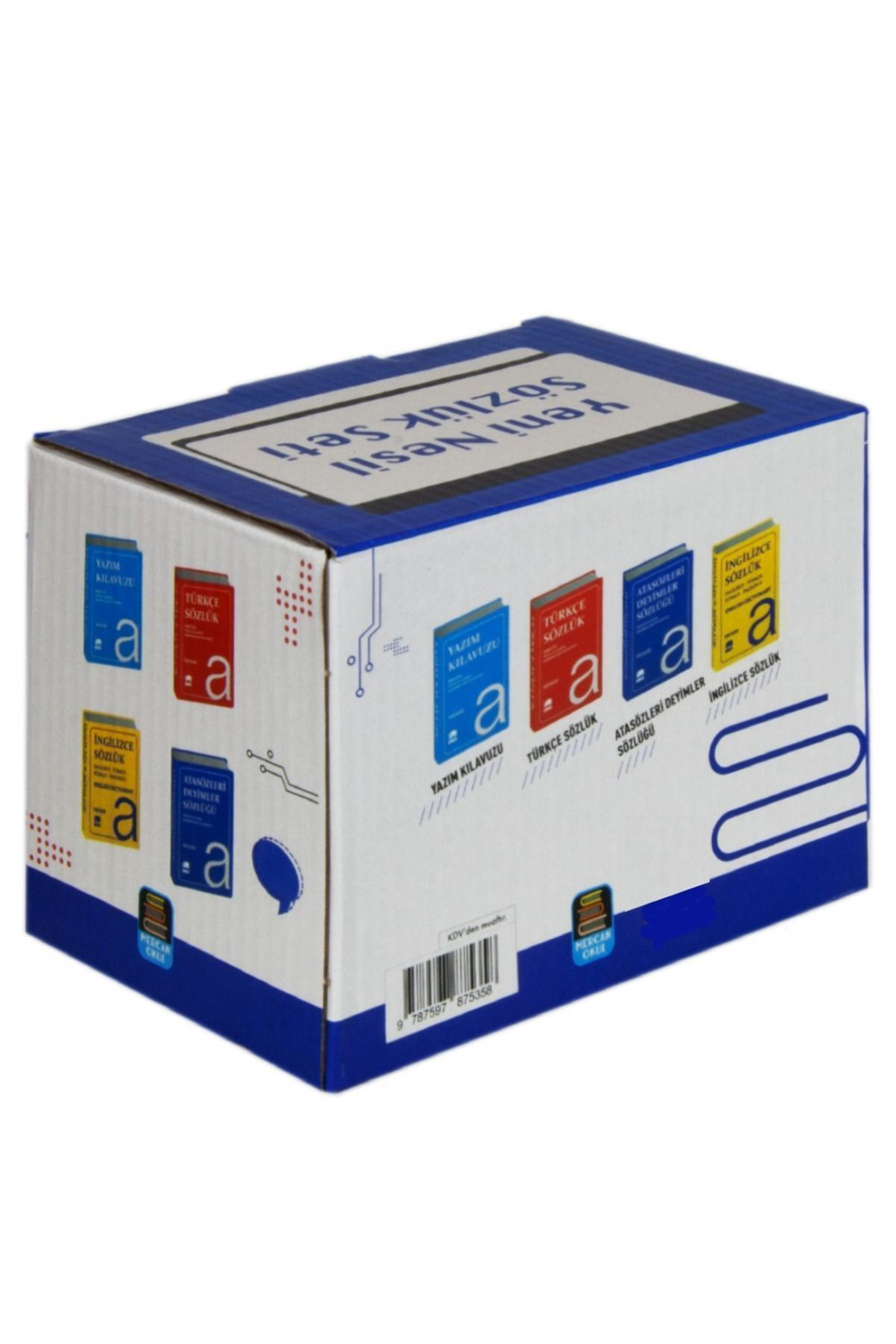 Ema Kitap Sözlük Seti Türkçe-İngilizce-Atasözleri Ve Yazım Klavuzu (4 Kitap