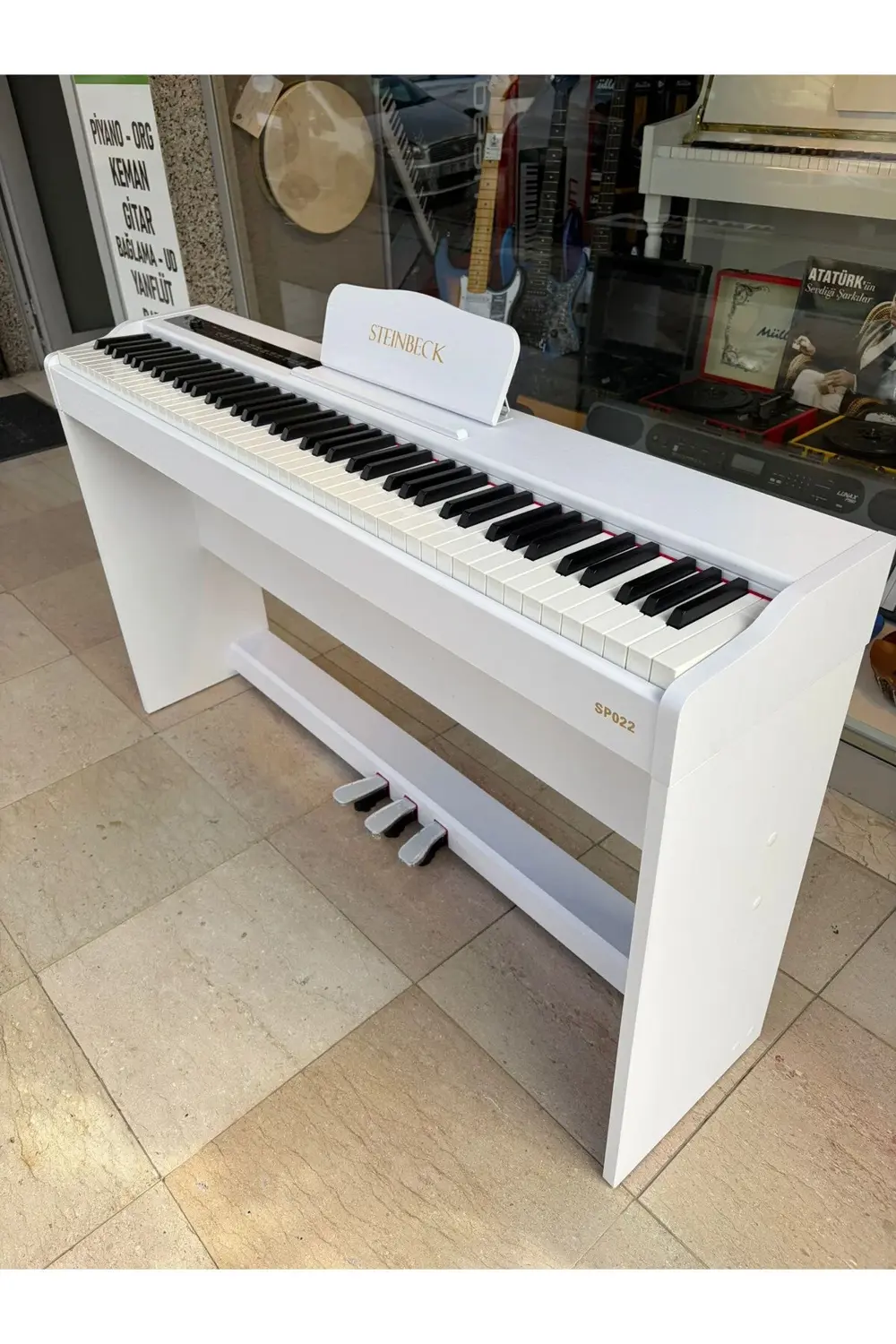 SP-022WH Beyaz Dijital Piyano ( Tabure & Kulaklık Hediyeli )